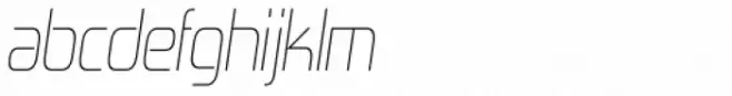 Zekton Condensed UltraLight Italic
