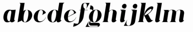 Zenoa Extra Bold Italic