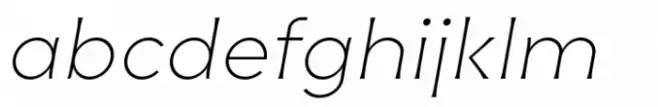 Zerno Extra Light Italic