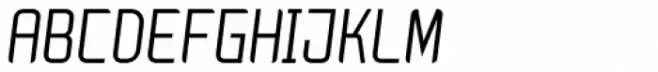 Zigfrida Extra Light Oblique Cyrillic