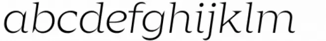 Zin Display Extended Light Italic