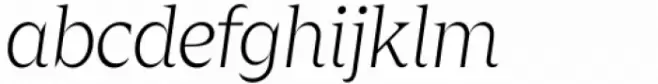 Zin Display Light Italic