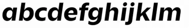 Zin Sans Extended Bold Italic