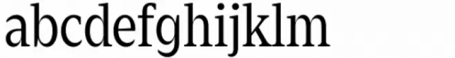 Zin Serif Condensed Regular