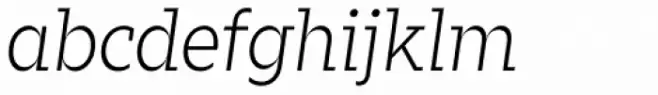 Zin Slab Light Italic
