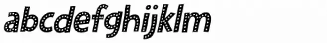 Zombie Starfish Dots Italic