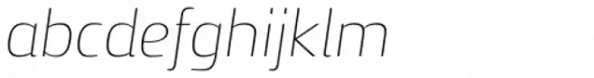 Zosimo Cyrillic Thin Italic