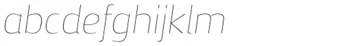 Zosimo Cyrillic Ultra Thin Italic