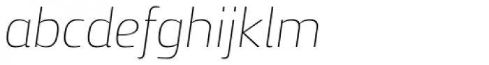 Zosimo Std Thin Italic