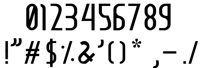 < AFTERAIN /> Font OTHER CHARS
