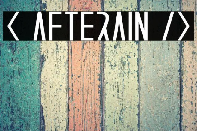 < AFTERAIN /> Example 1