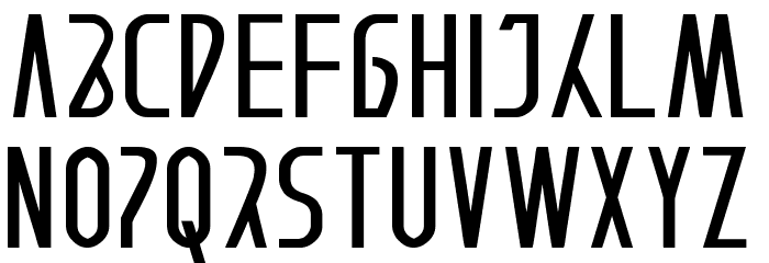 < AFTERAIN /> Font LOWERCASE
