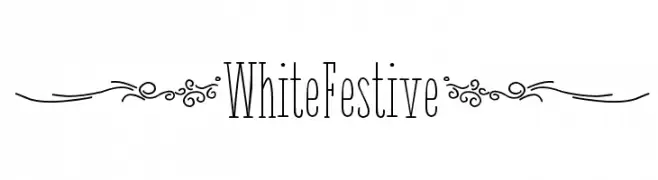 { White Festive }  Fuentes Gratis Descargar
