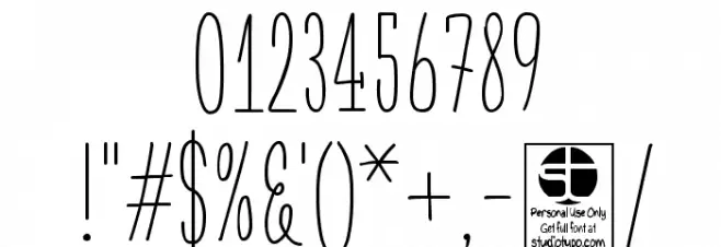 { White Festive } Font OTHER CHARS