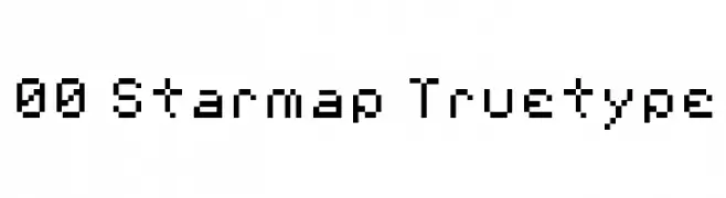 00 Starmap Truetype  Free Fonts Download