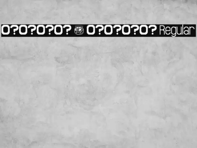0?0?0?0? - 0?0?0?0? Regular Шрифта examples