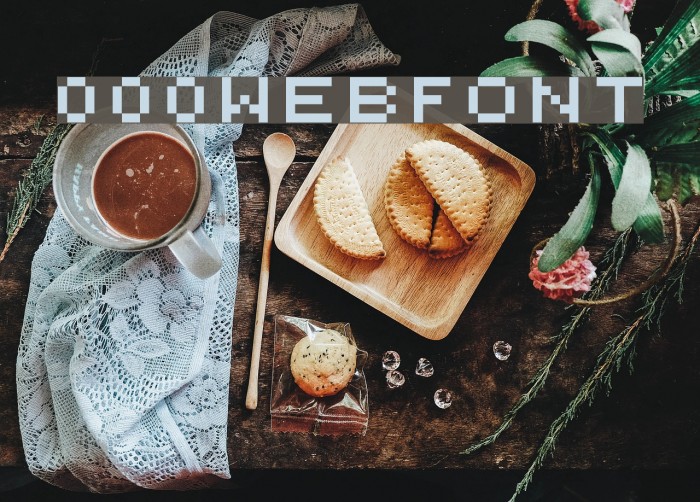 000webfont फ़ॉन्ट examples