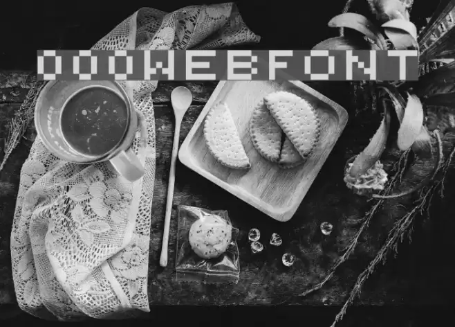 000webfont Font examples