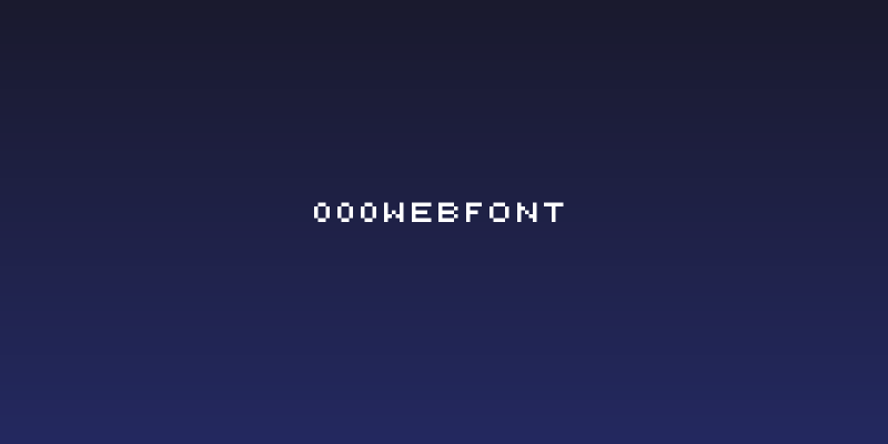 000webfont Social Header