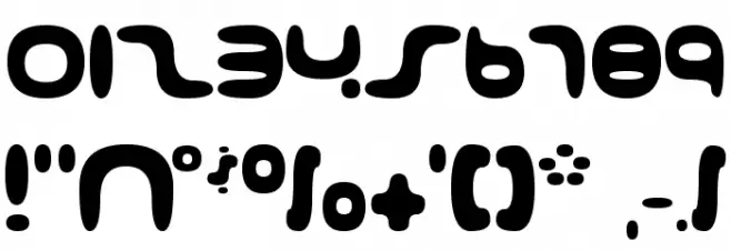 001 Interstellar Log フォント その他の文字