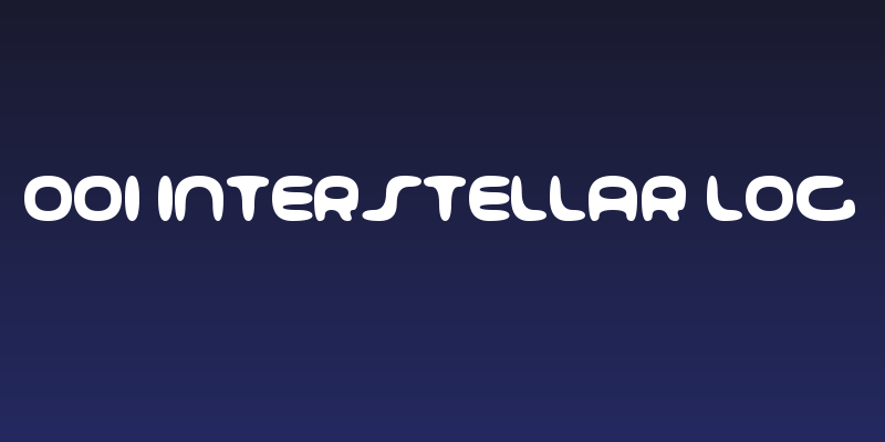 001 Interstellar Log Social Header