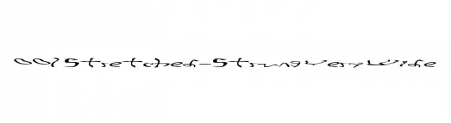 001 Stretched-Strung Very Wide  Fuentes Gratis Descargar