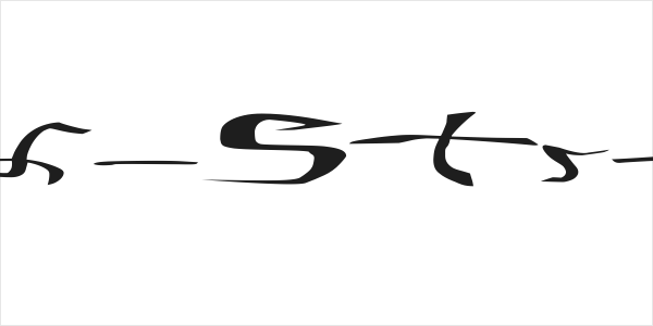 001 Stretched-Strung Very Wide Logo