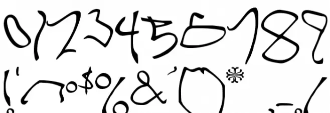 001 Stretched-Strung Schriftart Anderer Schreiben
