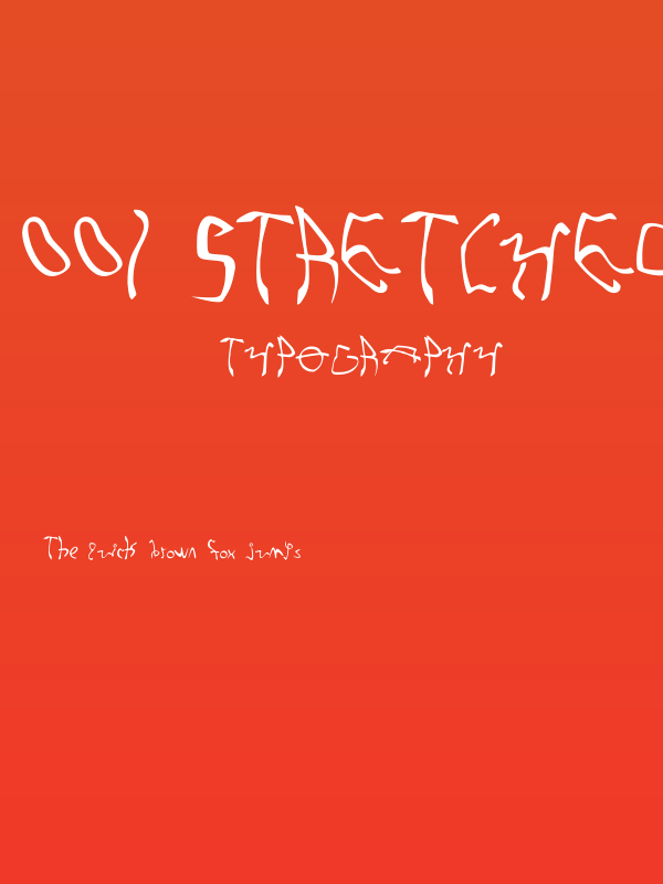 001 Stretched-Strung Poster