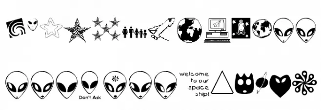 001Starship Gmma Font Litere mici