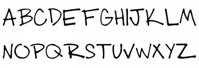 003 Engineer's Hand Schriftart Groß