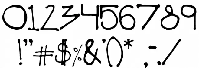 003 Mikey Font OTHER CHARS