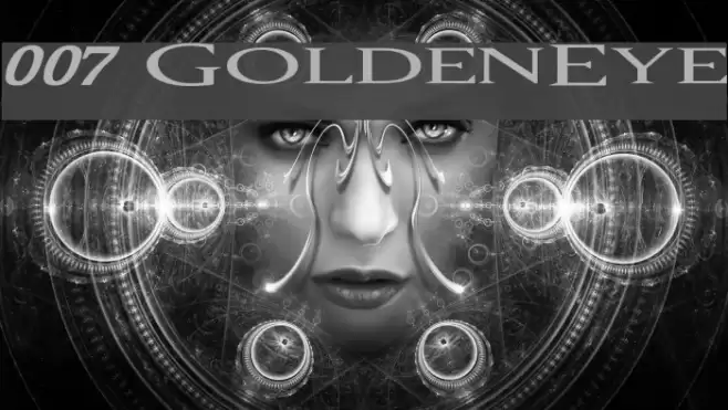 007 GoldenEye Font examples