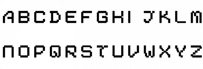 01 Digit2000 Шрифта ВЕРХНИЙ
