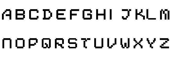 01 Digit2000 Font Litere mici