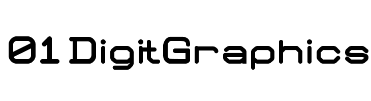 01 DigitGraphics Шрифта