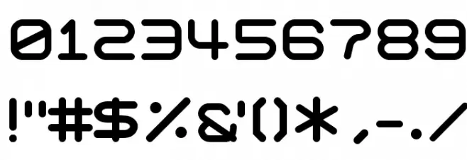 01 DigitGraphics Font Alte caractere