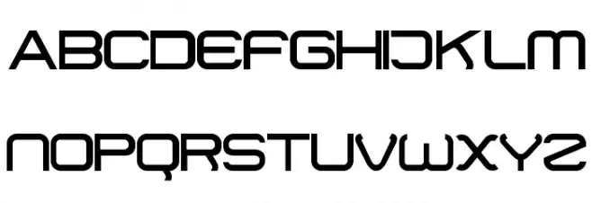 01 DigitMono Шрифта ВЕРХНИЙ