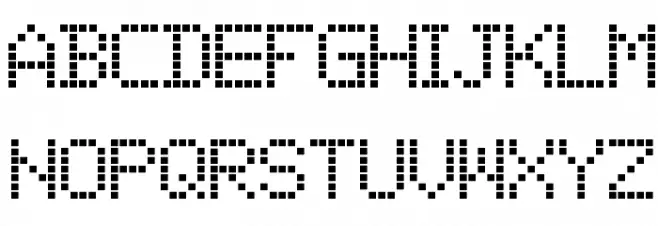 01 Digit 字体 小写