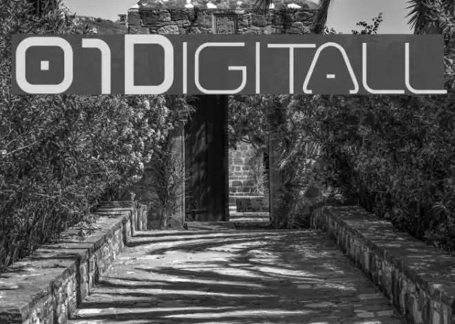 01 Digitall フォント examples