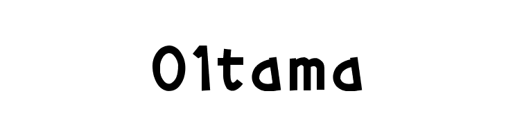 01tama Font