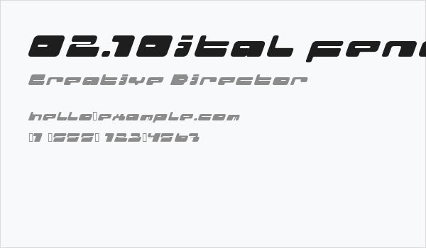 02.10ital fenotype Business Card