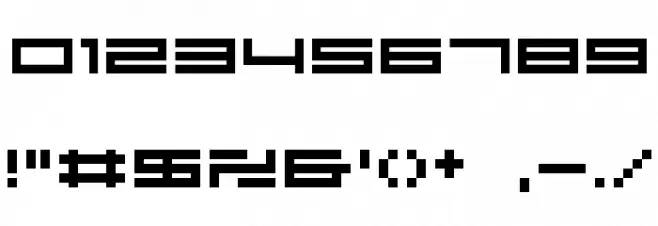 04b 31 Font Alte caractere