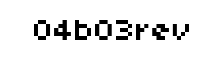 04b03rev Font