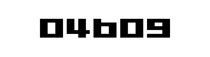 04b09 Font