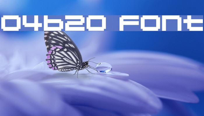 04b20 Font examples
