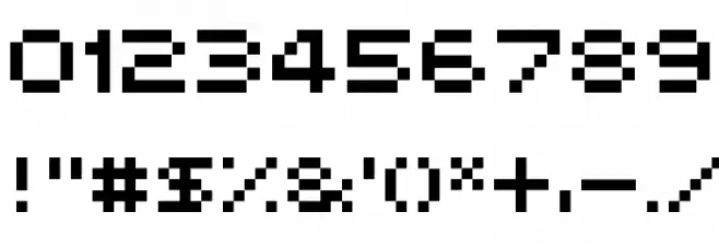 04b21 Font OTHER CHARS