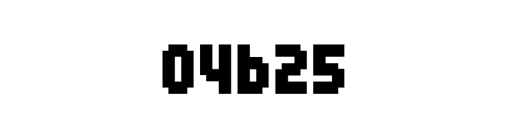 04b25 Font