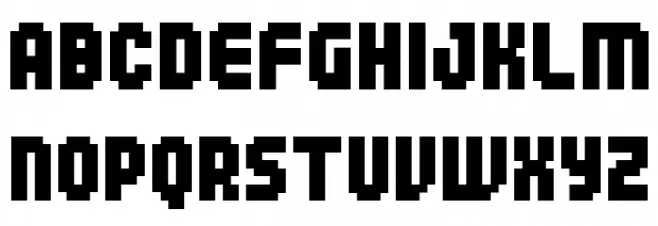 04b25 Шрифта ВЕРХНИЙ