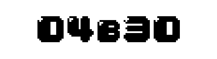 04b30 Font